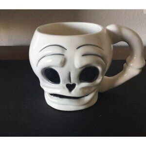 Vintage Applause Skull Mug Halloween Coffee Cup Decor